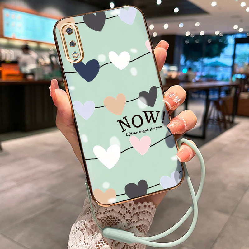 Casing Hp Untuk Samsung Galaxy A02 M02 A02s M02s F02s Case Casing pola Hati Kesing HP Cesing tali be