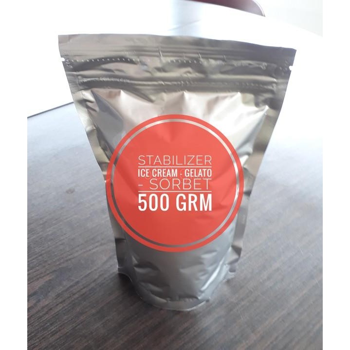 

Lecy.store2 Stabilizer Es Krim, Ice Cream, Gelato, Sorbet [SILVER] - 500grm