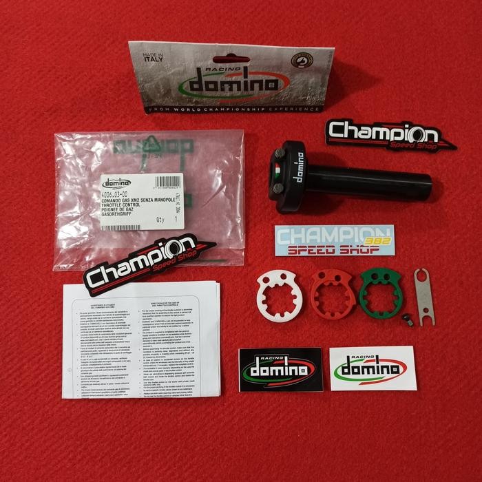 GAS SPONTAN DOMINO RACING ORI ITALY XM2 2 KABEL GAS UNIVERSAL