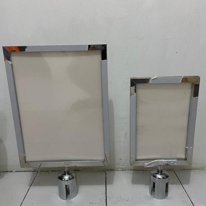 

Khusus Gosend! Sign Board Frame A3 Potrait / Papan Tiang Antrian/ Sign Board/Frame