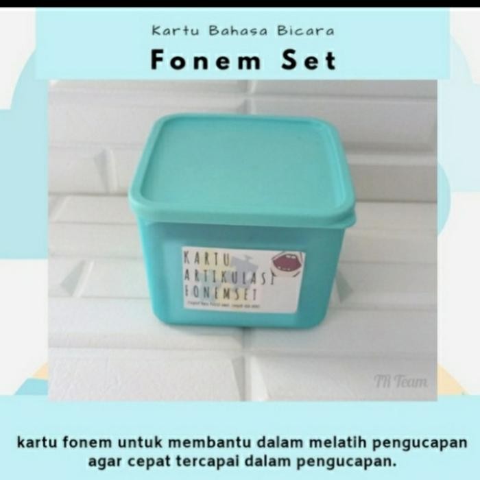 Rrady  Kartu Fonem Set Alat Terapi Wicara/ Kartu Bahasa Bicara Perilaku Autis