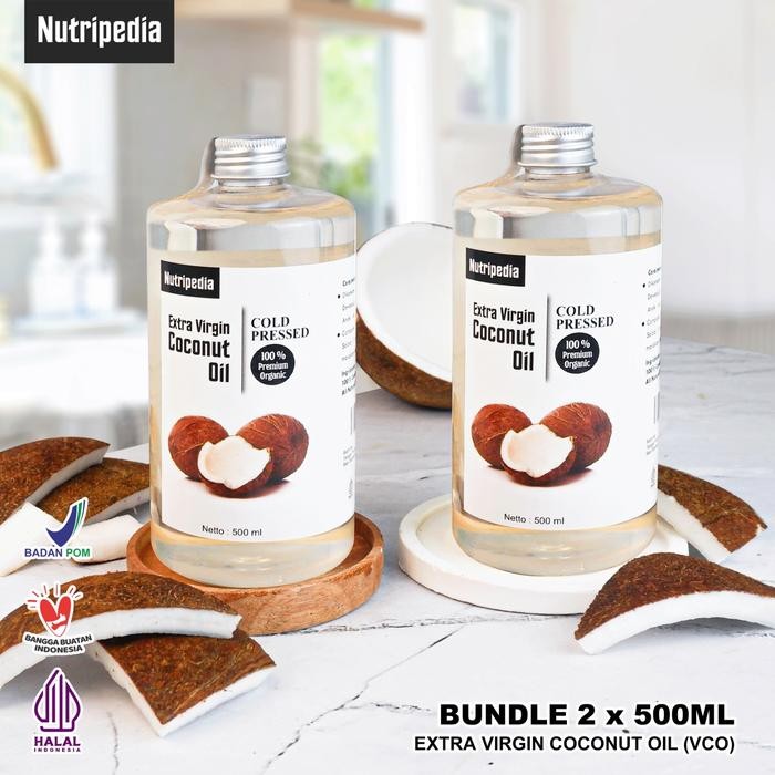 

NUTRIPEDIA VIRGIN COCONUT OIL 1 LITER - EXTRA VCO ORGANIK NATURAL ALAMI