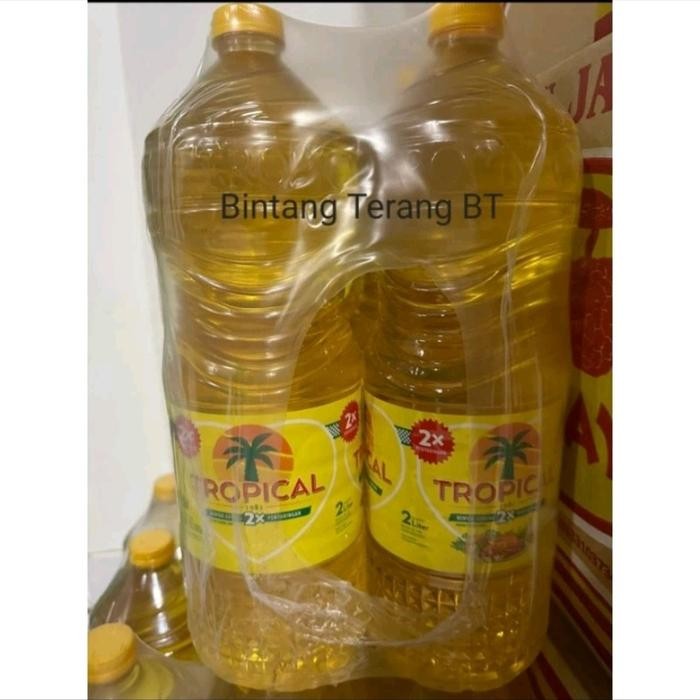

Minyak Goreng Tropical Kemasan botol 2 Liter isi 6 botol