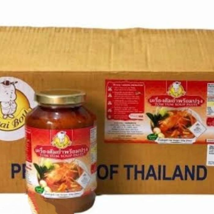 

Bumbu Soup Tom Yam Thai Boy / Saus Tom Yam 12 825 gr per karton