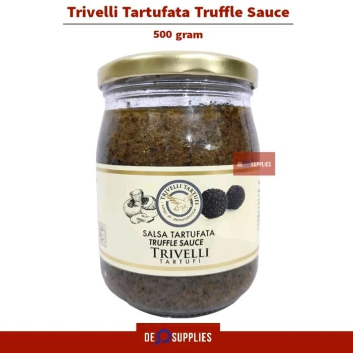 

Trivelli Truffle Sauce Tartufata 500gr - Saus Jamur Black Truffle
