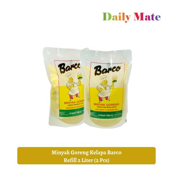 

Paket Hemat Minyak Kelapa Barco Refill 2 liter (2pcs)