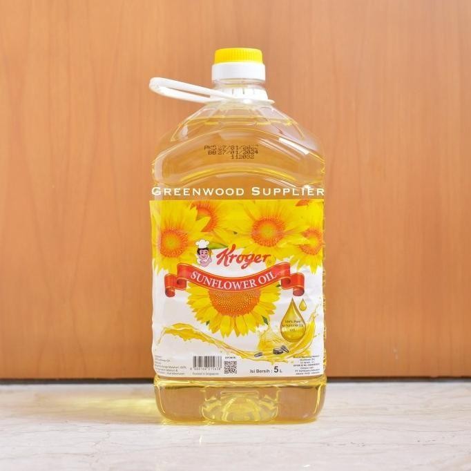 

Kroger sun flower oil 5liter/miyak bunga matahari