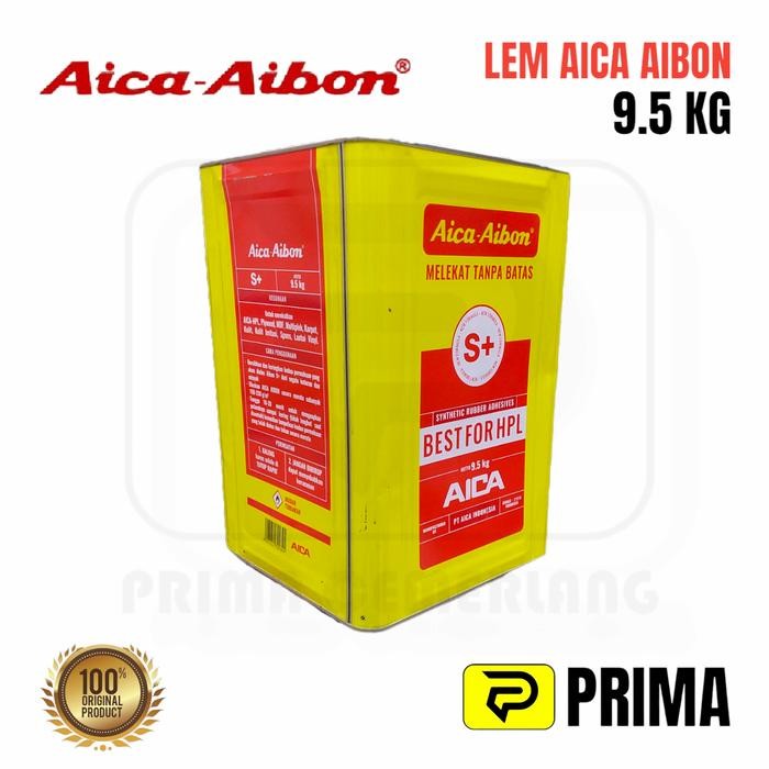 LEM AICA AIBON 7 S+ 9.5 KG Lem Kuning HPL Kayu Karet Busa Kulit