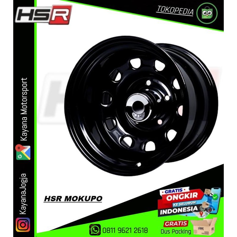 Ready Velg Mobil Monoblock Offroad Ring 15 Lebar 10 feroza Sidekick Jimny