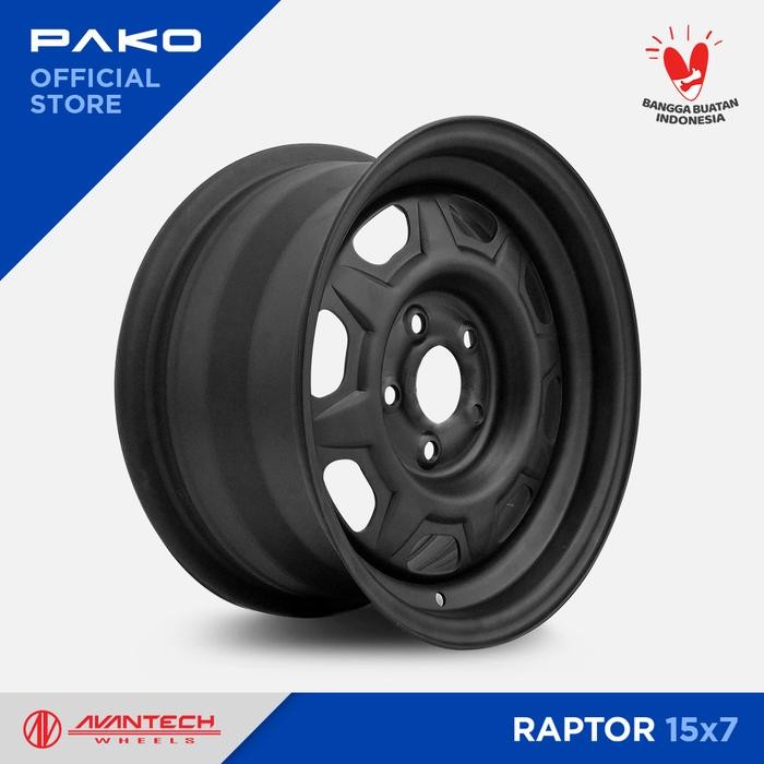 Ready! Velg Mobil Avantech Wheels Raptor Kaleng Ring 15 - Pako Wheels