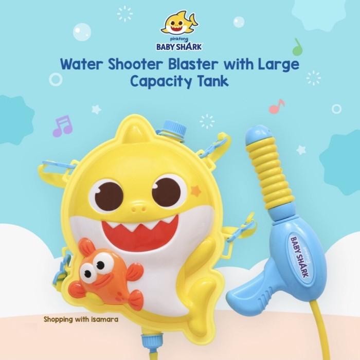 Rrady  Pinkfong Baby Shark Backpack Water Toy / mainan air