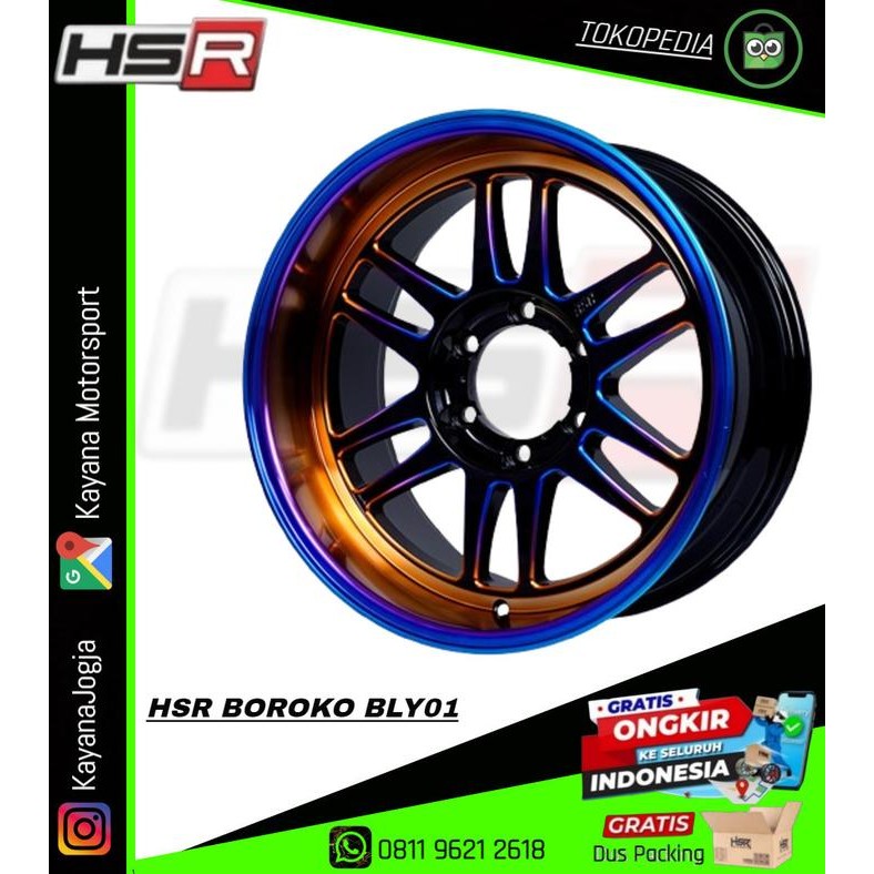 Ready Stok Velg Mobil Kumamoto HSR Ring 18 Promo Murah ( HSR Wheel Official )
