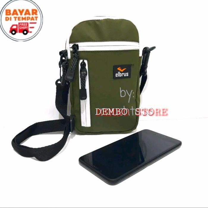 Tas HP 7 inch Waterproof Tas Selempang Sling Bag Tas selempang HP Pria