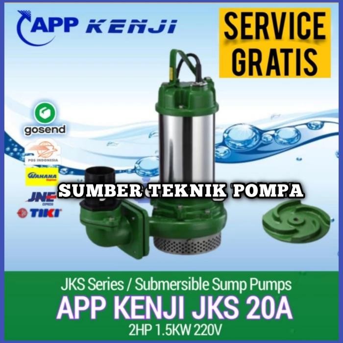 Pompa Celup Air Kotor APP KENJI JKS 20A Jet Aerator Submersible Pump