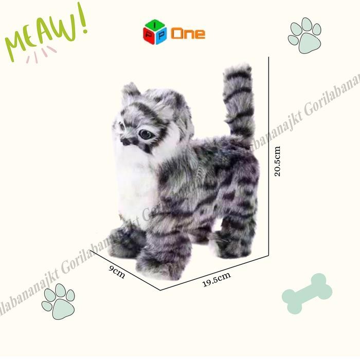 Mainan Anak Walking Boneka Kucing Bisa Berjalan Bergerak Dancing Cat Kode 752