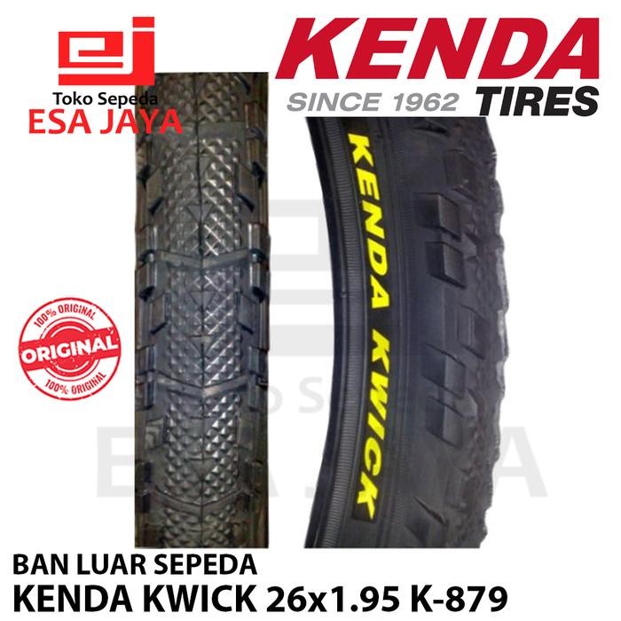 TERMURAH Ban Luar Sepeda Kenda Kwick 26x1.95 K879 MTB Touring Road Gravel Tire READY STOCK