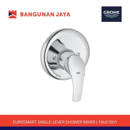 TERLARIS GROHE EUROSMART SINGLE-LEVER SHOWER MIXER KERAN SHOWER TANAM DINDING PANAS DINGIN