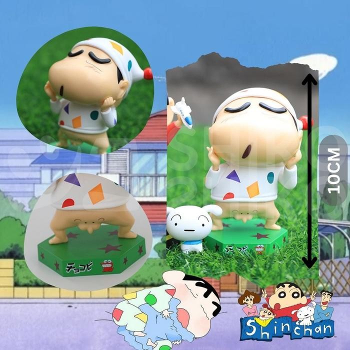 Fgrsc Figure Crayon Shinchan Take A Bath Action Figur Mandi Pahlawan Bertopeng Buddha Belalai Gajah