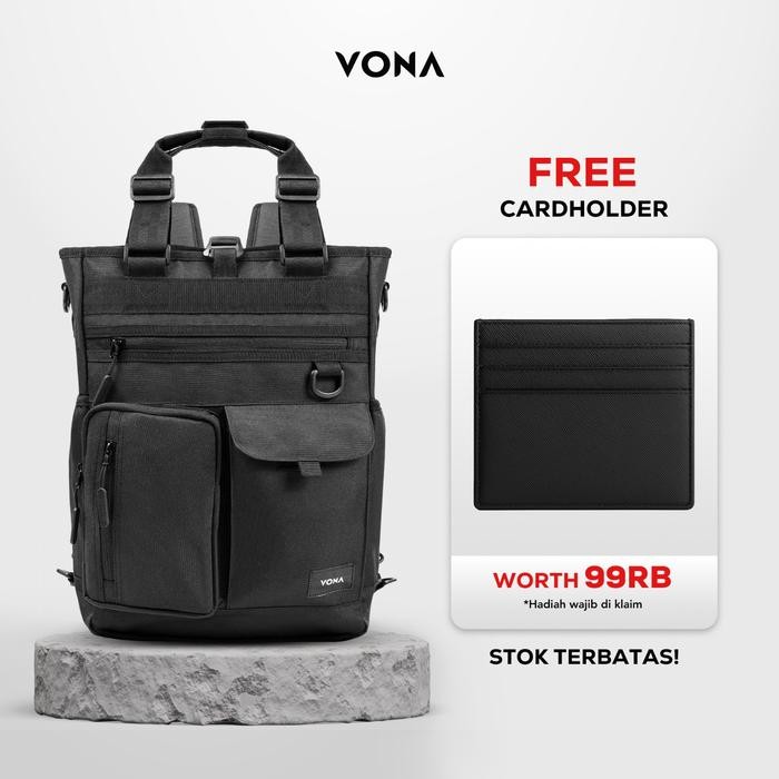 Elizabeth'S Bags - Dax Totepack - Backpack Totebag Slingbag Tas Jinjing Ransel Laptop Pria Wanita