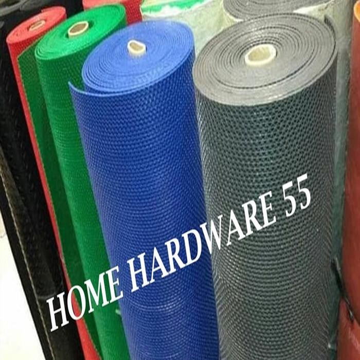Keset Karpet Karet Anti Slip Pvc Jaring 1 Roll