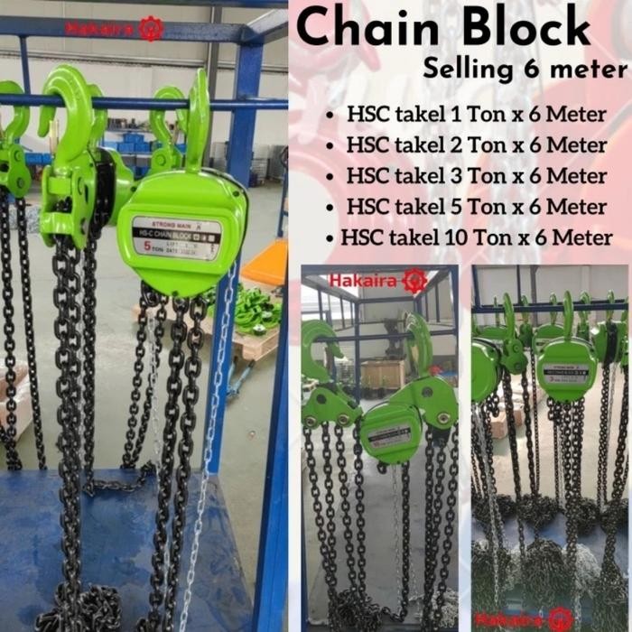 chain block 1 ton 6 meter
