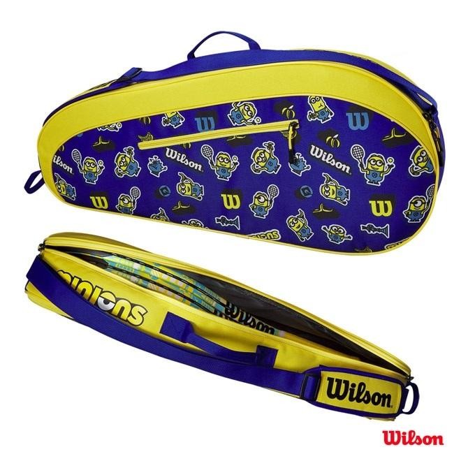 Tas Tenis Wilson Minion 3R Blue Yellow 2023 Original Best Seller