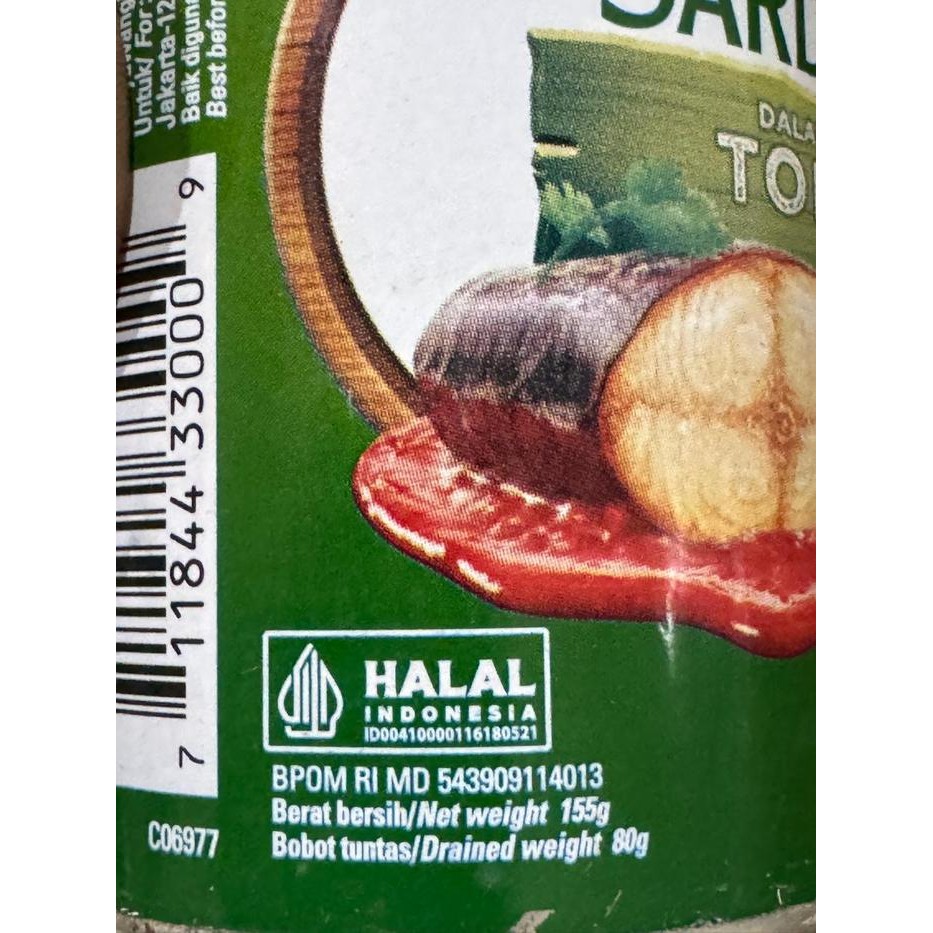 

[Kecil] Abc Sarden Saus Tomat / Cabai 155 Gram
