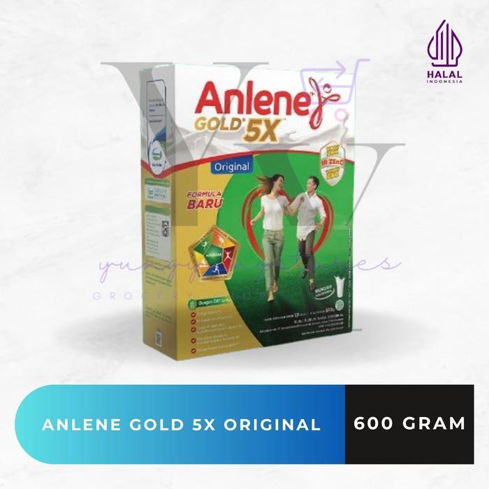 

Anlene Gold 5X Original Susu Bubuk Dewasa 600 Gram