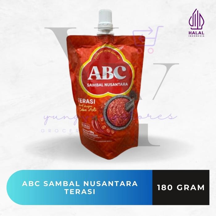 

Sambal Terasi Abc Nusantara Pouch 180 Gram
