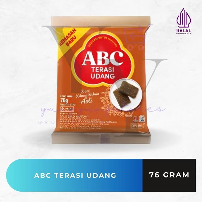 

Terasi Udang Abc Sachet 20 X 3,8 Gram / 76 Gram