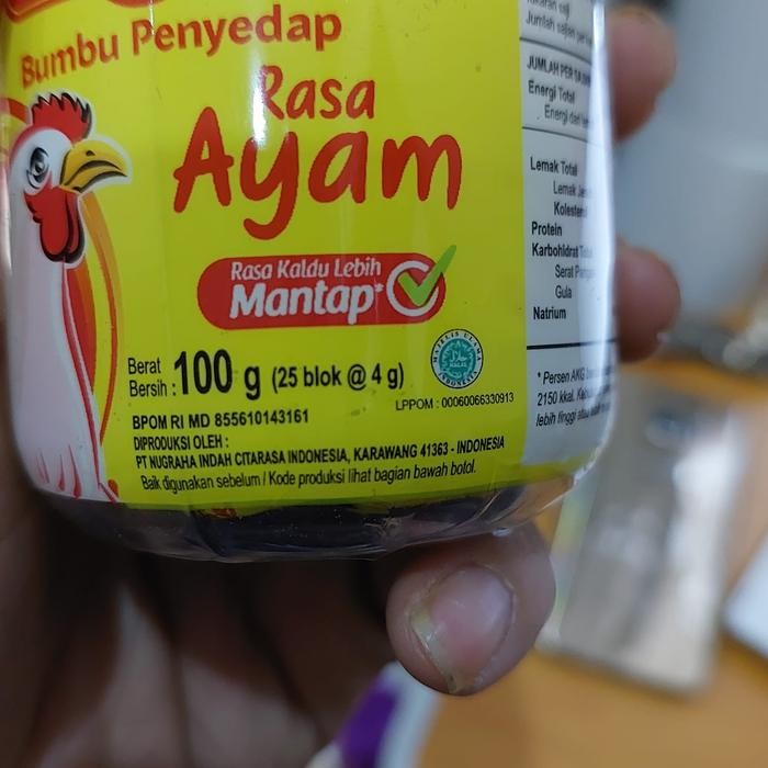 

Indofood Kaldu Blok / Cubes Penyedap Ayam Dan Sapi 100 Gram