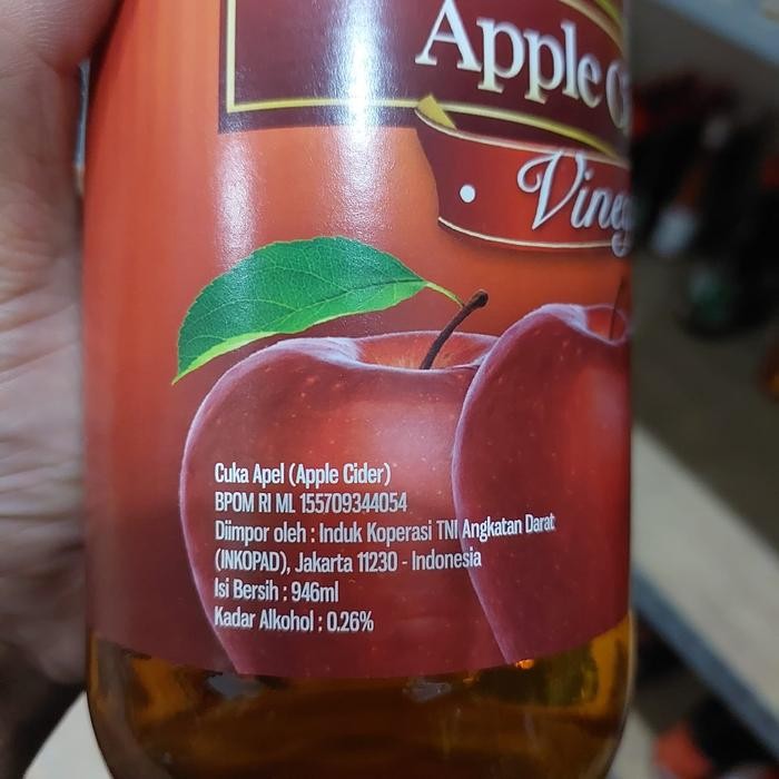 

[Kecil] Sw Cuka Apel / Apple Cider Vinegar 500 Ml