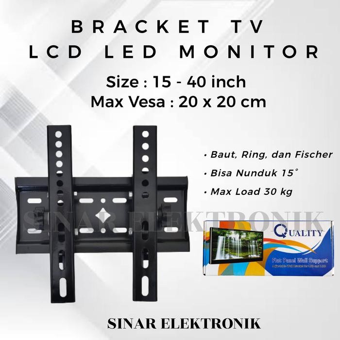 ID'' BRACKET TV LCD LED 15-40 INCH