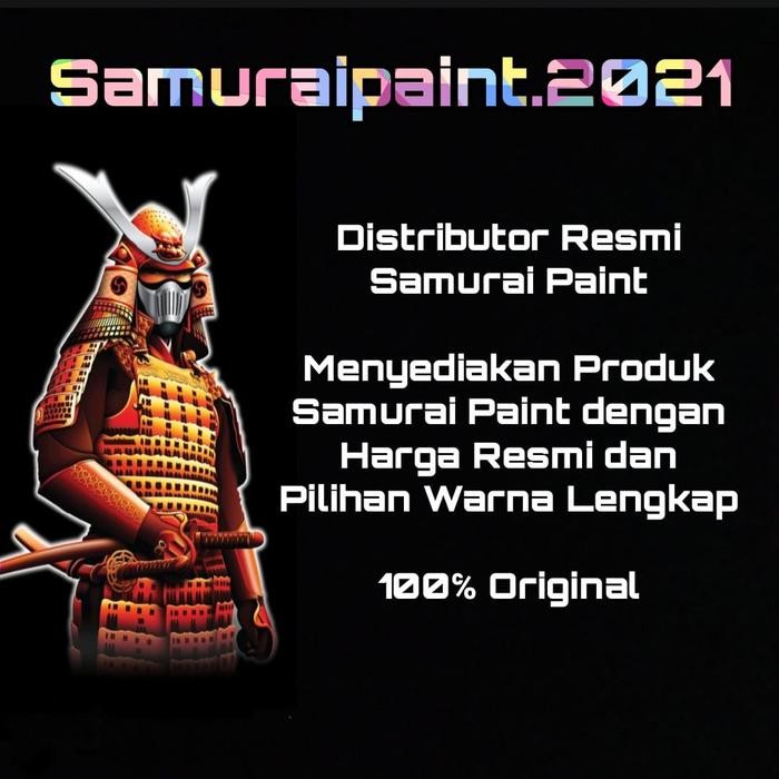 Samurai paint STARLIGHT SILVER H111 cat semprot samurai warna silver