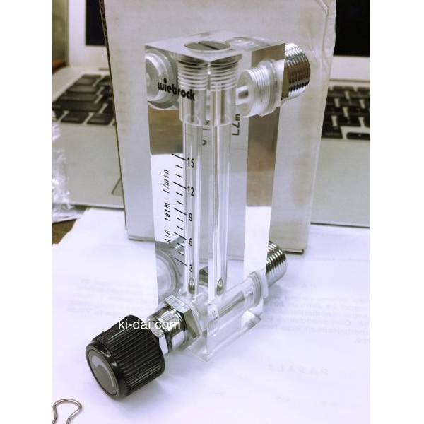 Flow Meter Rotameter Angin/Udara Oksigen Gas Nitrogen