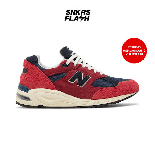 NEW BALANCE 990 V2 MADE IN USA CHRYSANTHEMUM NAVY Sepatu Sneakers Unisex - M990AD2 - Size 45