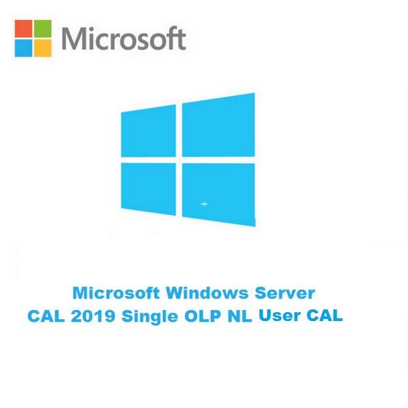Terlaris Microsoft Windows Server CAL 2019 Single OLP NL User CAL, R18-05768 SALE