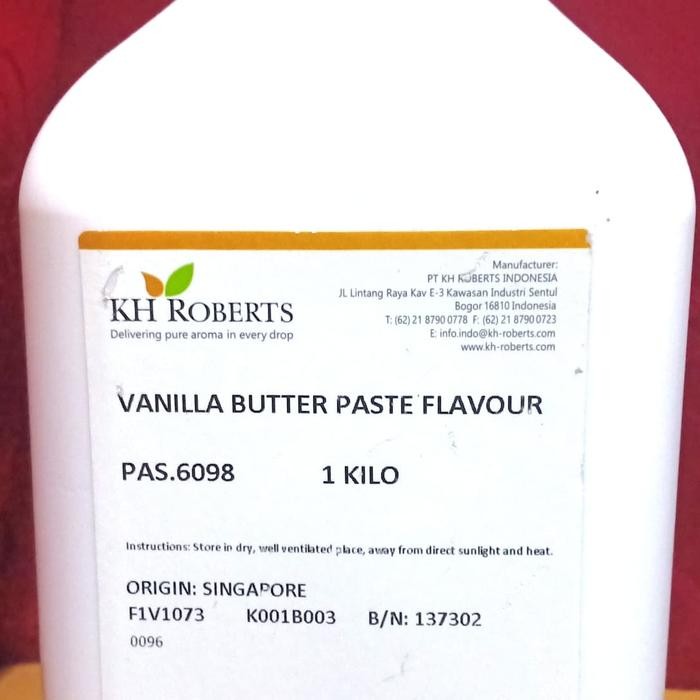 

Essen Vanilla Butter Paste Flavour Kh Roberts 1 Kg