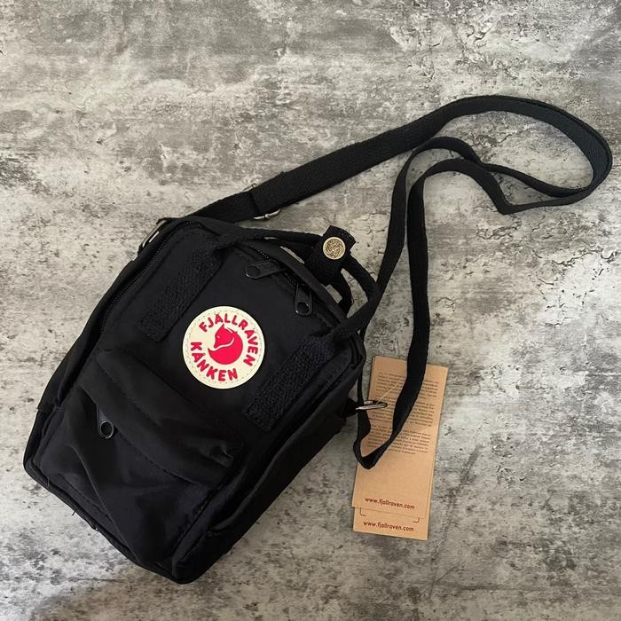 

AO698 Tas Selempang Tas Slingbag KUN KUN FR Original Black Bags PROMO