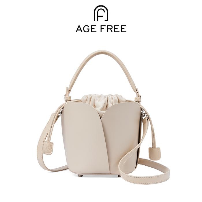

FH350 AGE FREE Tulip Bag Hand bag Bucket Hand Sling Bag Hitam Tas Selempang Wanita Tas Unik Lucu