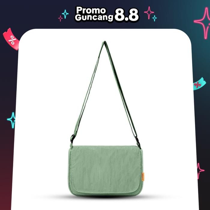 

ZW327 Pushop Authentic - Tas Selempang Pria Wanita TANIA- Slingbag Uniseks Korean Style Kasual Local