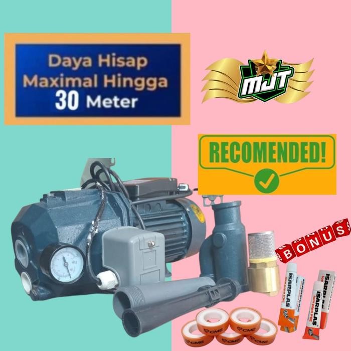 Pompa Air Jet Pump 30 Mtr National Dp 255 Automatic Sumur Dalam Nasional Jetpump Non Tabung Dabevo