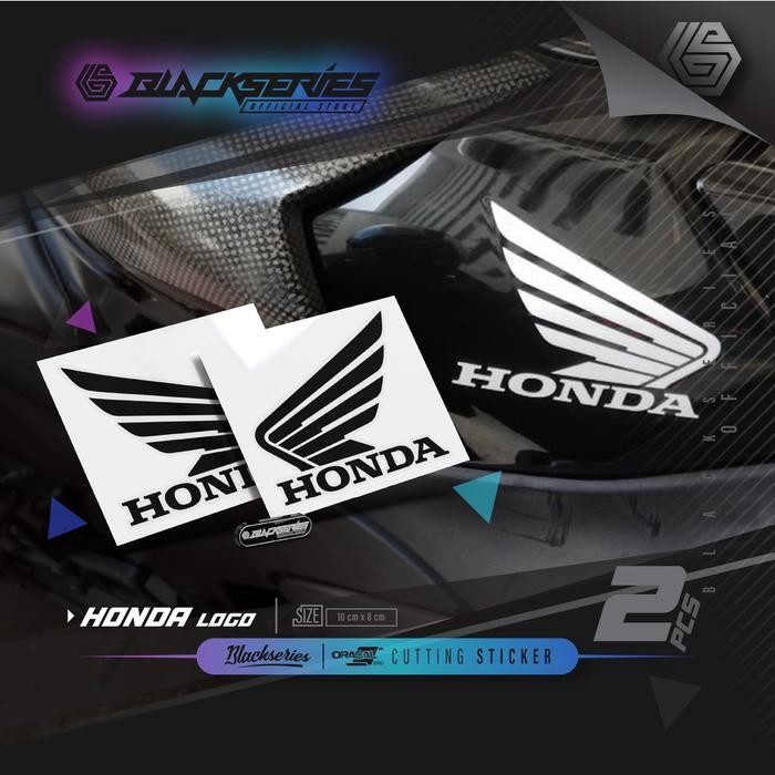 (Allthebest) Cutting Sticker Honda Logo Stiker Logo Honda
