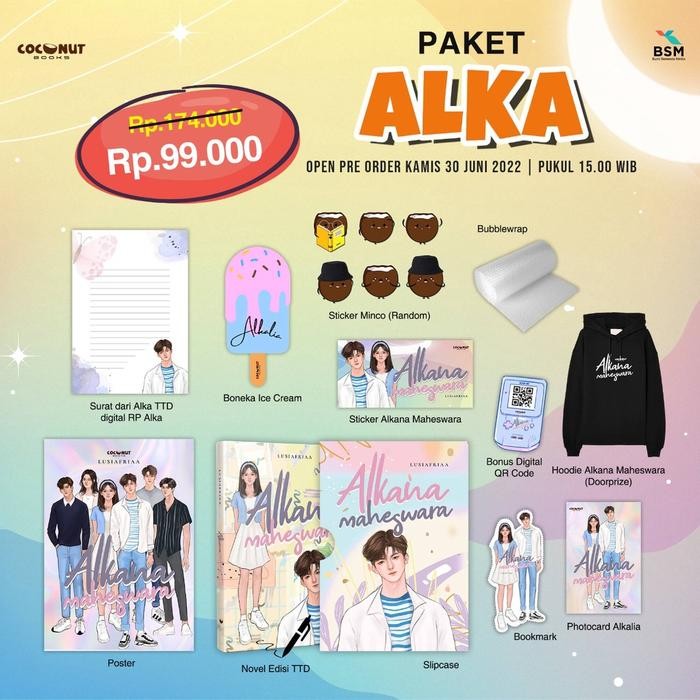 

SALE !!! NOVEL ALKANA MAHESWARA - LUSIAFRIAA READYY