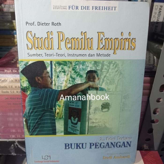 

SALE !!! BUKU STUDI PEMILU EMPIRIS - SUMBER TEORI INSTRUMEN DAN METODE READYY