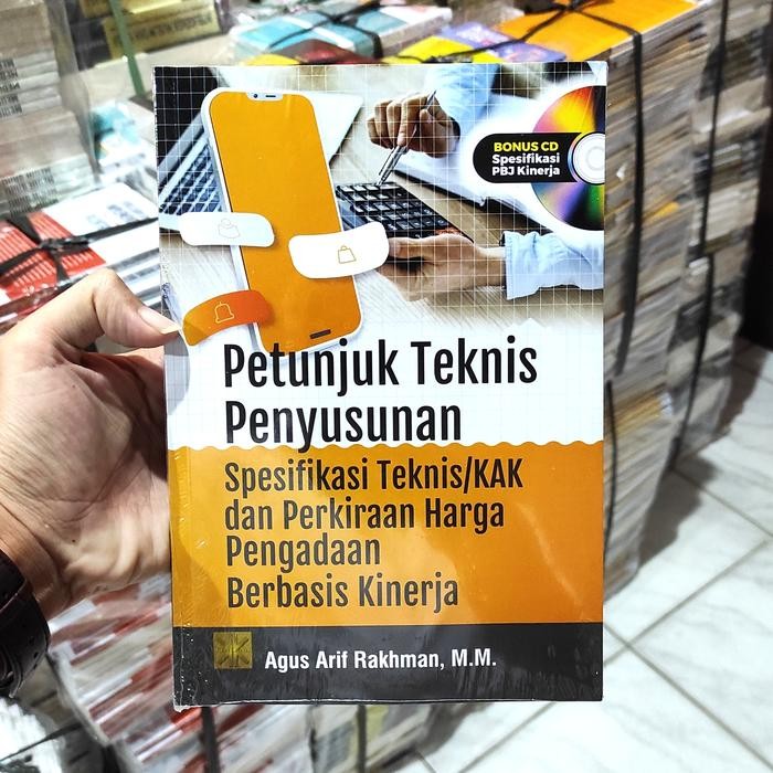 

SALE !!! BUKU PETUNJUK TEKNIS PENYUSUNAN SPESIFIKASI TEKNIS KAK+ CD -AGUS ARIF READYY