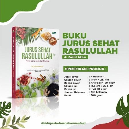 

SALE !!! BUKU JURUS SEHAT RASULULLAH SAW KARYA DR. ZAIDUL AKBAR READYY