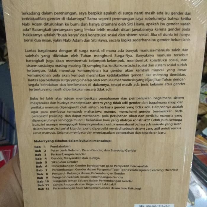 

SALE !!! GENDER DALAM PERSPEKTIF PSIKOLOGI READYY