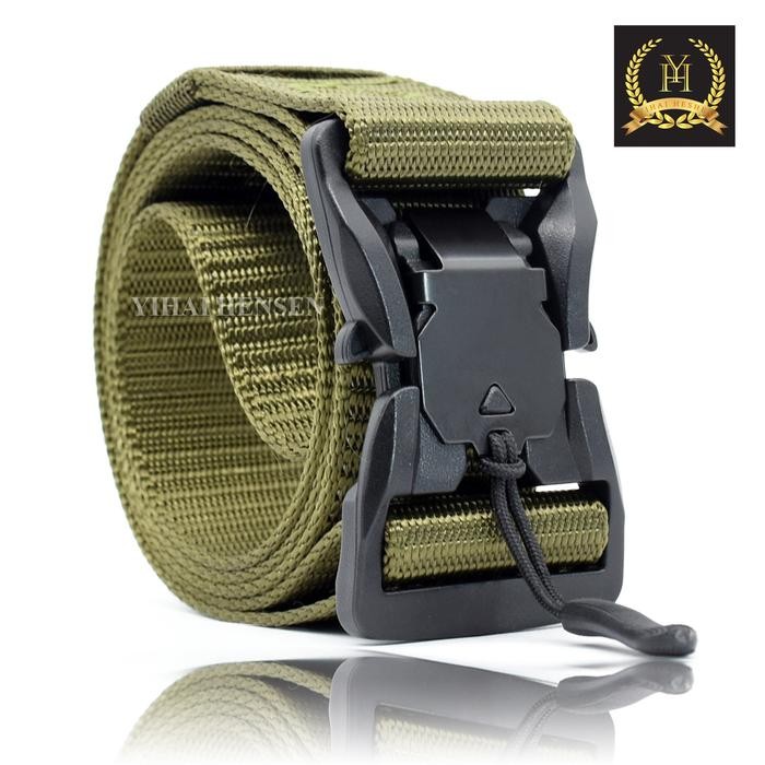 [Y&H] Ikat Pinggang Pria Canvas Sabuk NYLON Military Tactical Belt *