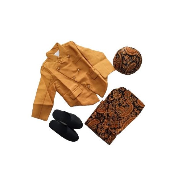 Terbaru PAKET BESKAP, Set baju beskap jawa anak lengkap, beskap anak, beskap jawa, baju jawa anak